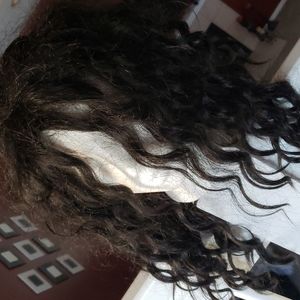 Motown Tress natural texture soft heat resistant black wig